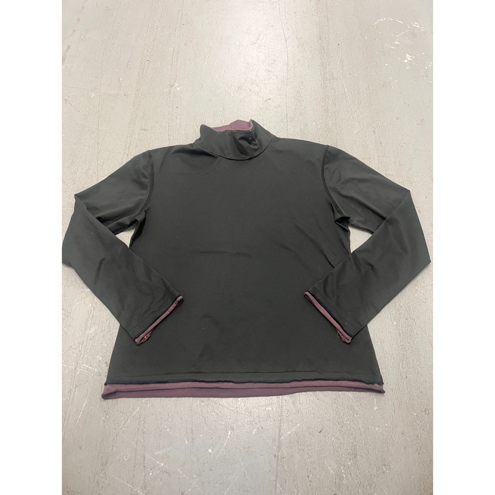 Kuhl Technikore Sweater Womens L Black Layered Hem Long Sleeve Gorpcore‎ Outdoor